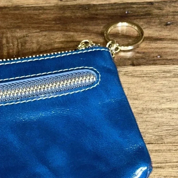 MDBM UK Maison de Beaute Marseilles LIMOGES Small Wallet Prussian Blue MSRP $49 - Picture 7 of 15